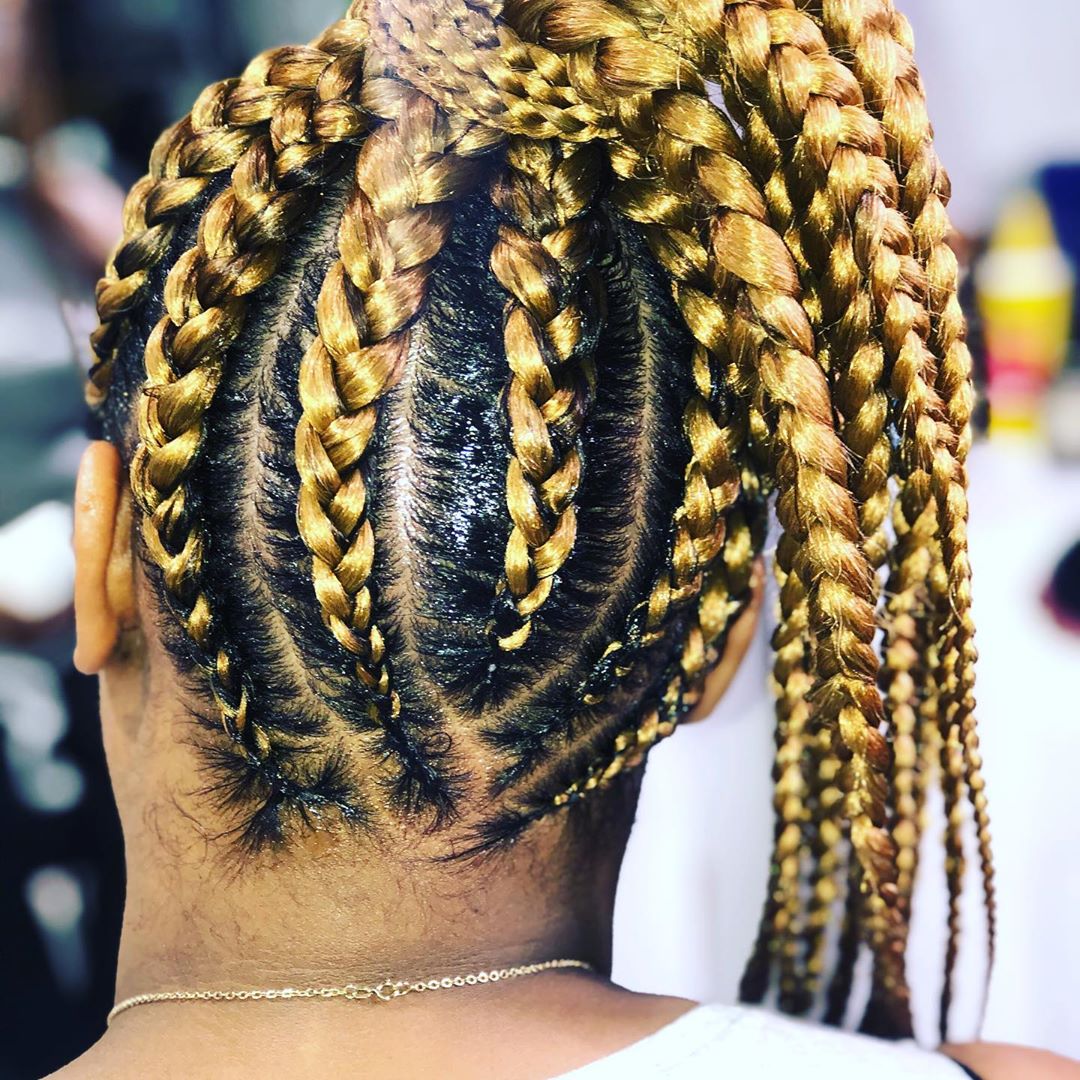 knotless box braids